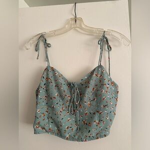 Stitch and Feather - Floral Crop Top
